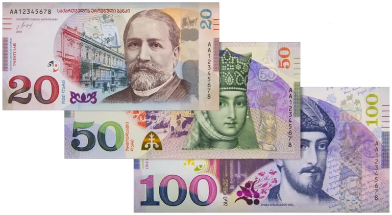 Lari georgiano (GEL): dinero, tarjetas y precios