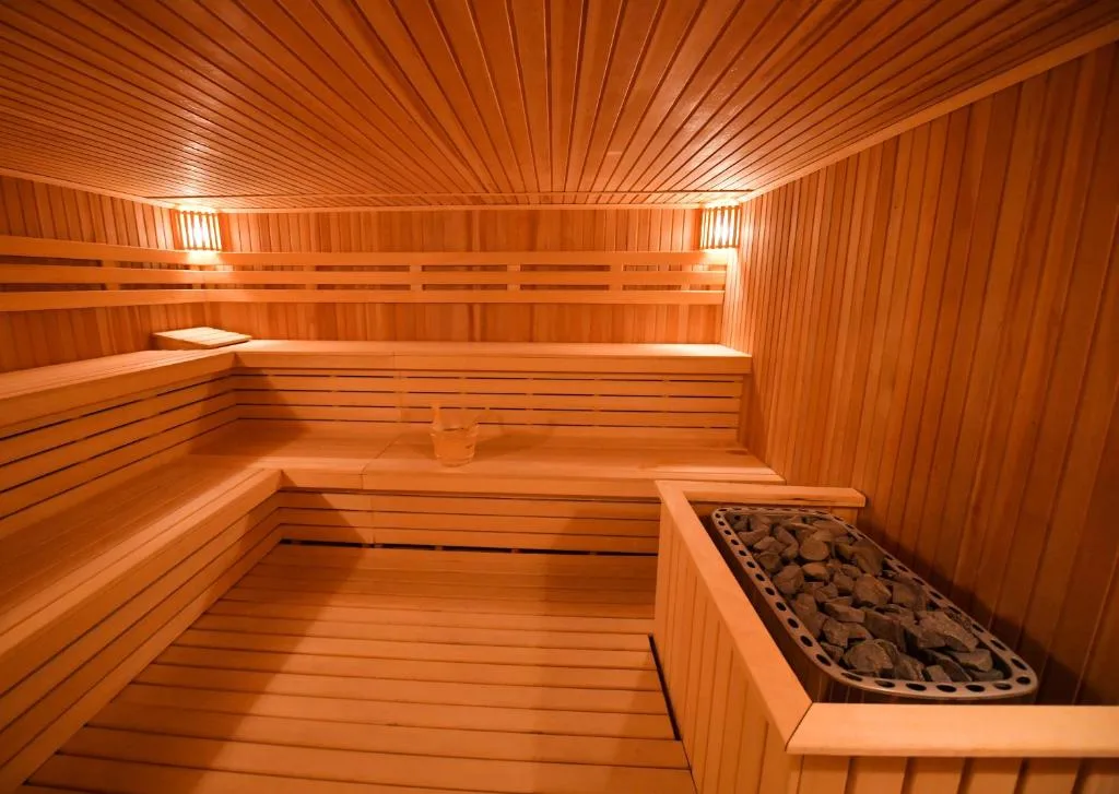 Sauna der Gudauri Lodge in Gudauri, Georgien