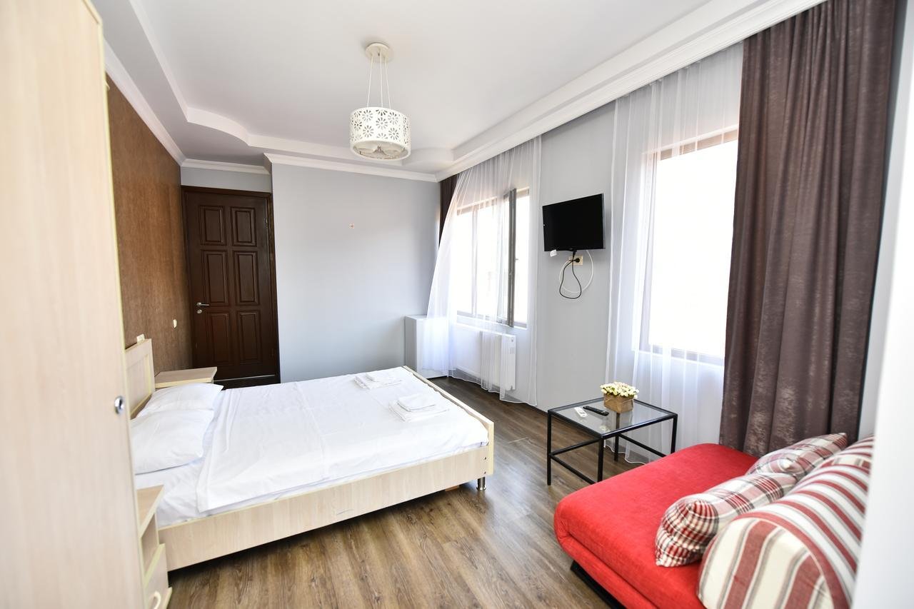 Hotel Phaliashvili comfortable guest room near Batumi Boulevard