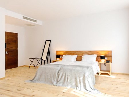 Gästezimmer mit Bergblick im Hotel Posta in Mestia