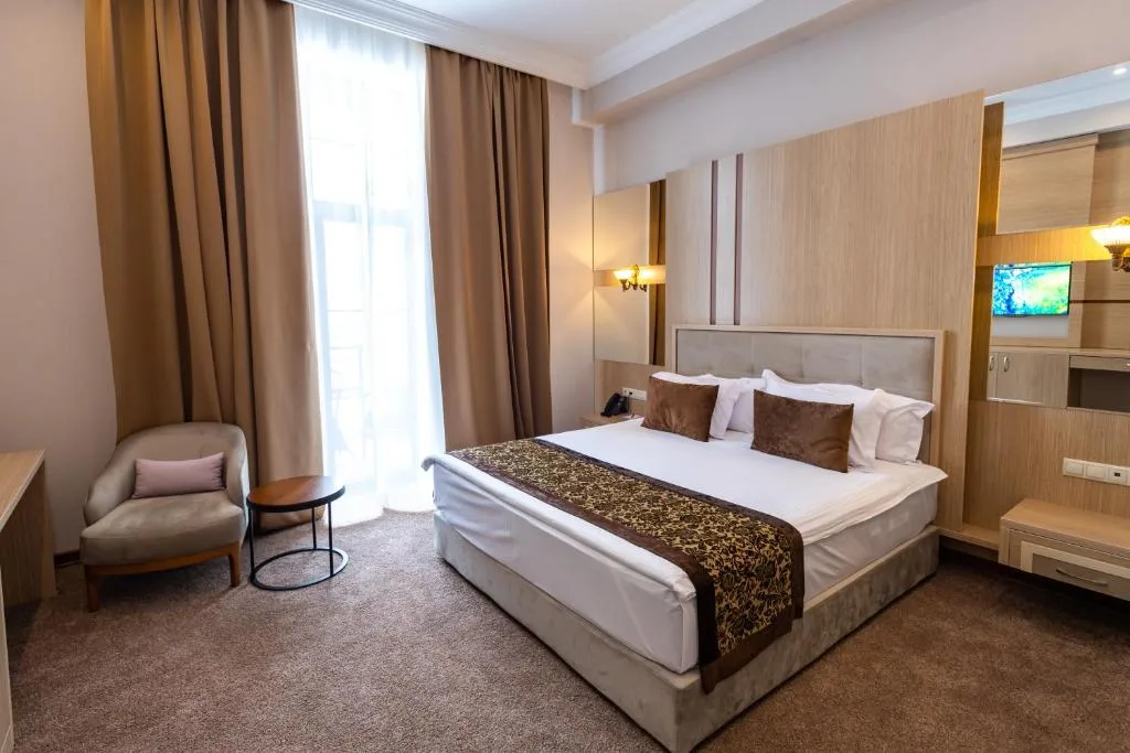 Pokój gościnny z łóżkiem małżeńskim, Marxal Resort & Spa w Szeki, Azerbejdżan