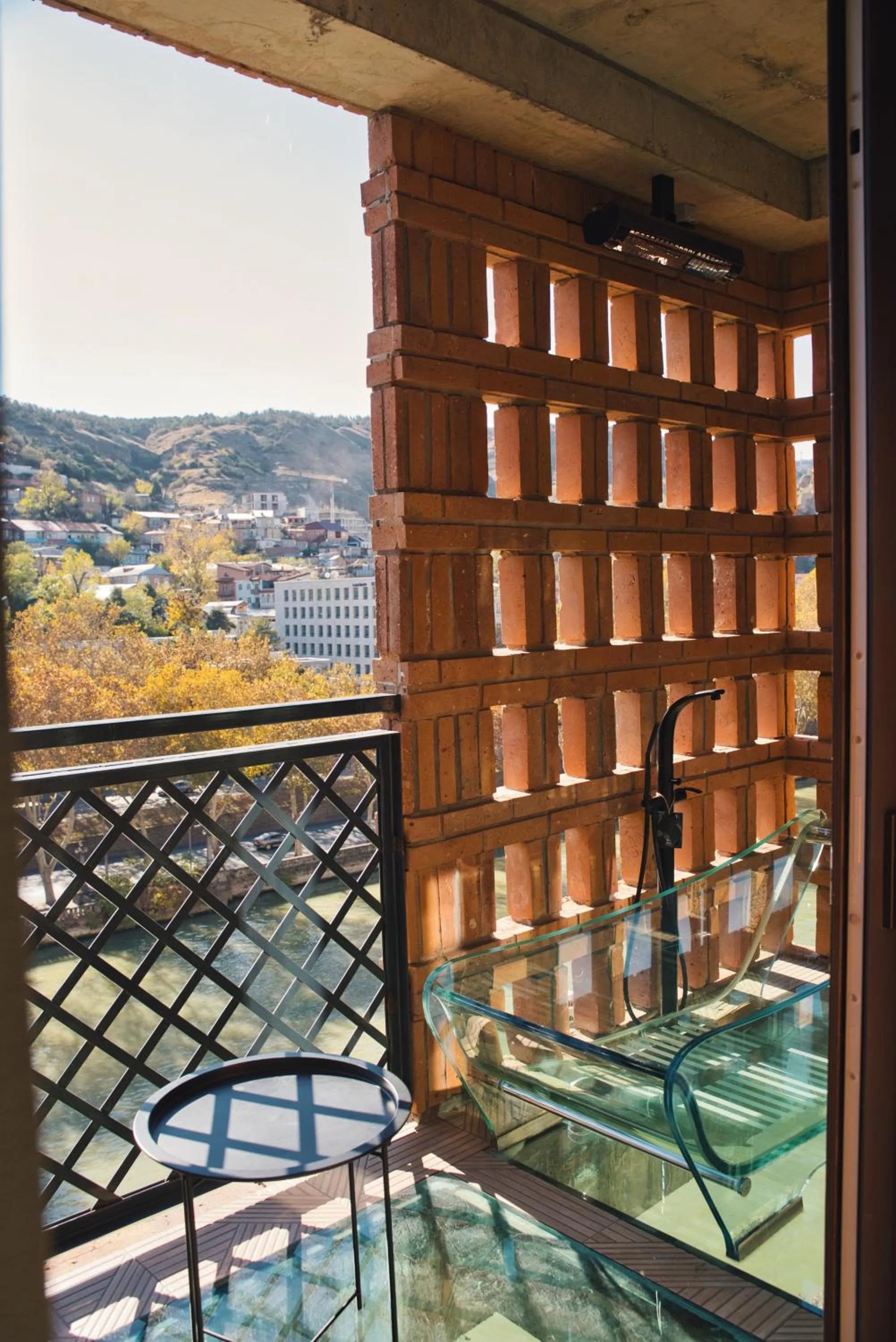 Balcony with Old Town views at Sandali Metekhi By Old Hospitality in Tbilisi, Georgia