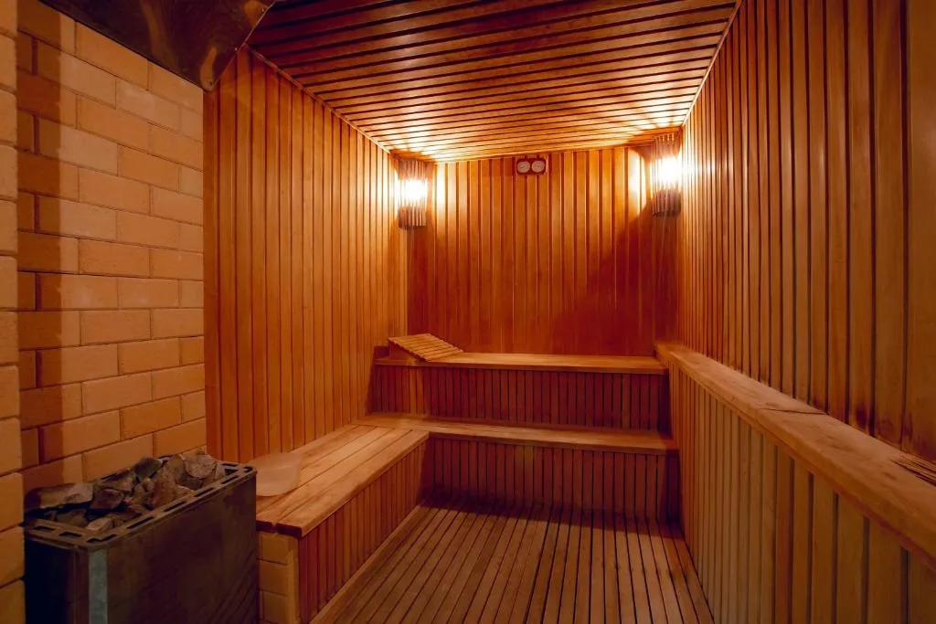Drewniana sauna, Shah Palace Hotel w Baku, Azerbejdżan