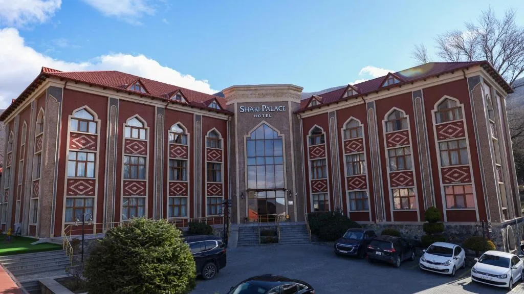 Budynek, Sheki Palace w Szeki, Azerbejdżan