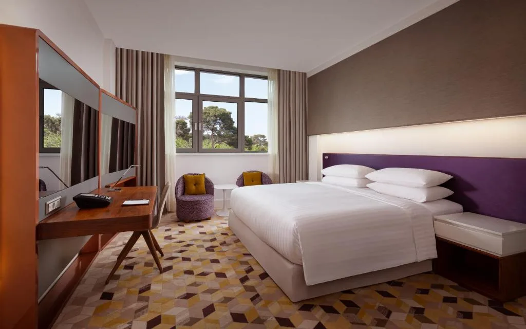 Pokój gościnny z łóżkiem małżeńskim, Sheraton Baku Intourist w Baku, Azerbejdżan