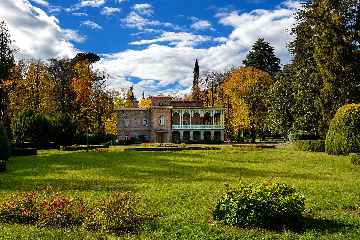 The Chavchavadze house and gardens at the Tsinandali Estate, Kakheti, Georgia