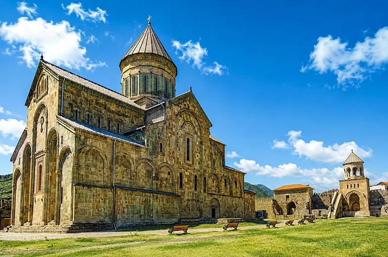 Svetitskhoveli Cathedral, a UNESCO World Heritage site in Mtskheta, Georgia